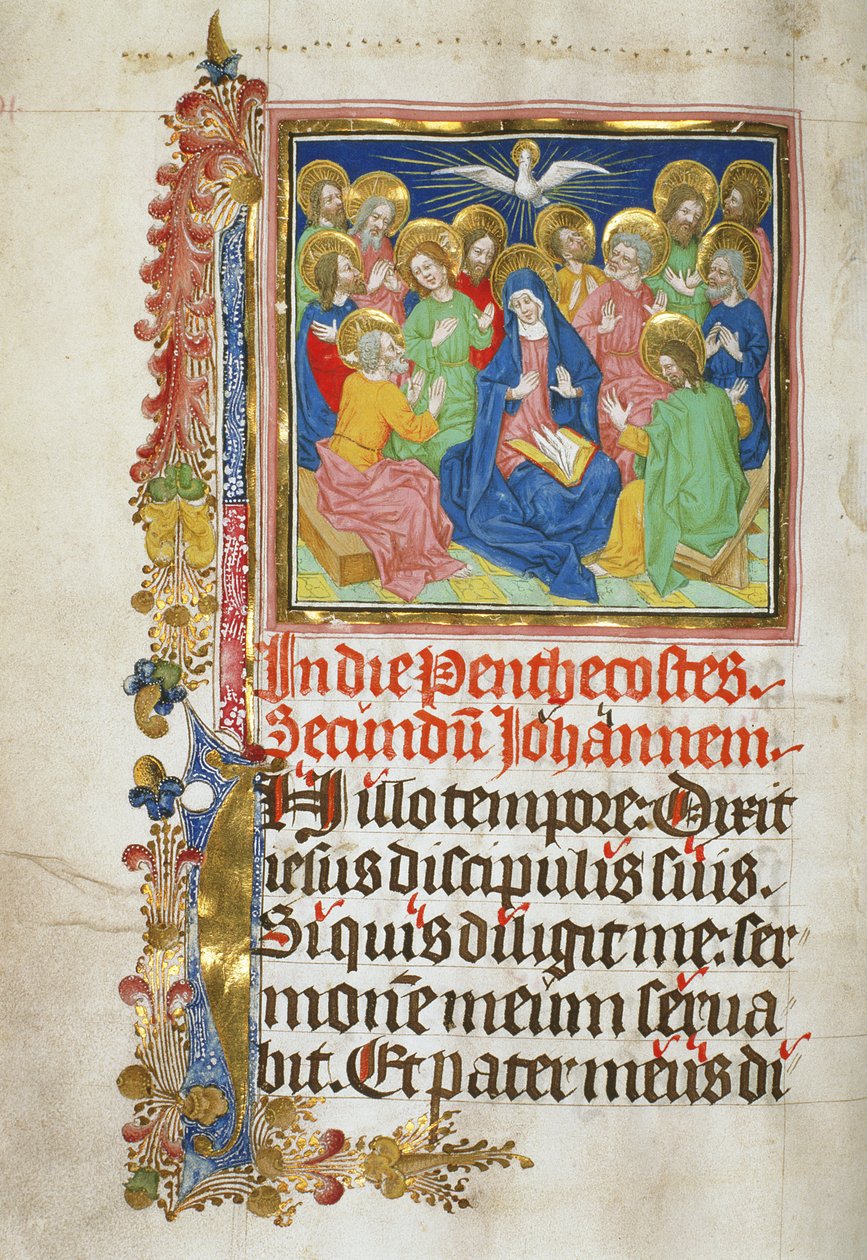 La descente du Saint-Esprit, 1450-1500 - Stephan Lochner