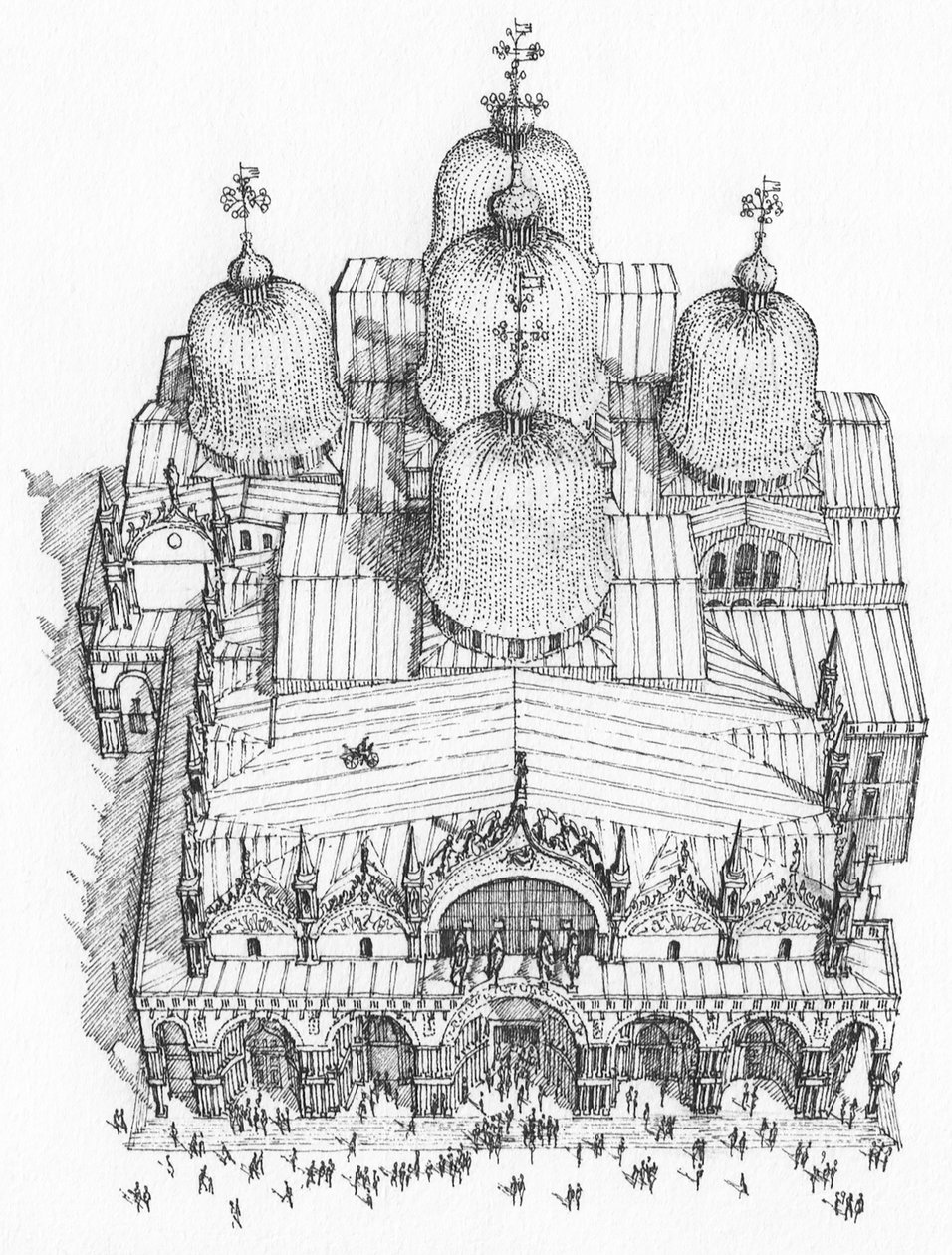 Basilique Saint-Marc, Venise, vue aérienne - Stephen Conlin
