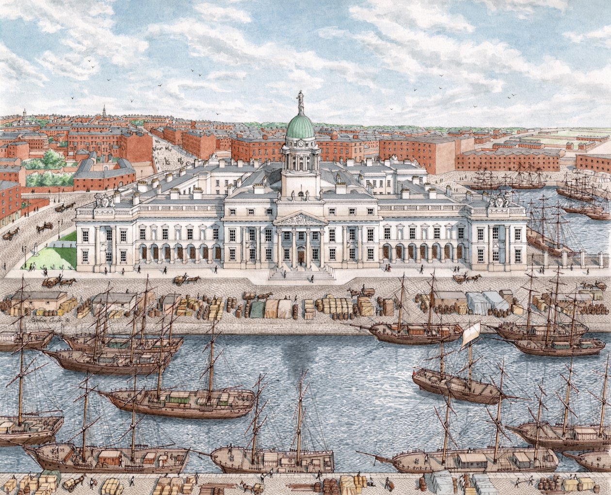 La Douane, Dublin, Irlande - Stephen Conlin