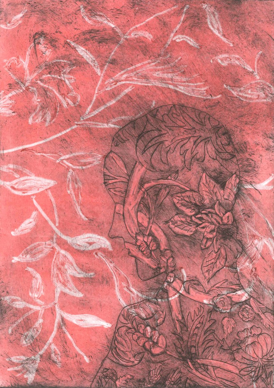 Cast III, 2015 (monoprint sur papier) - Stephen Dow