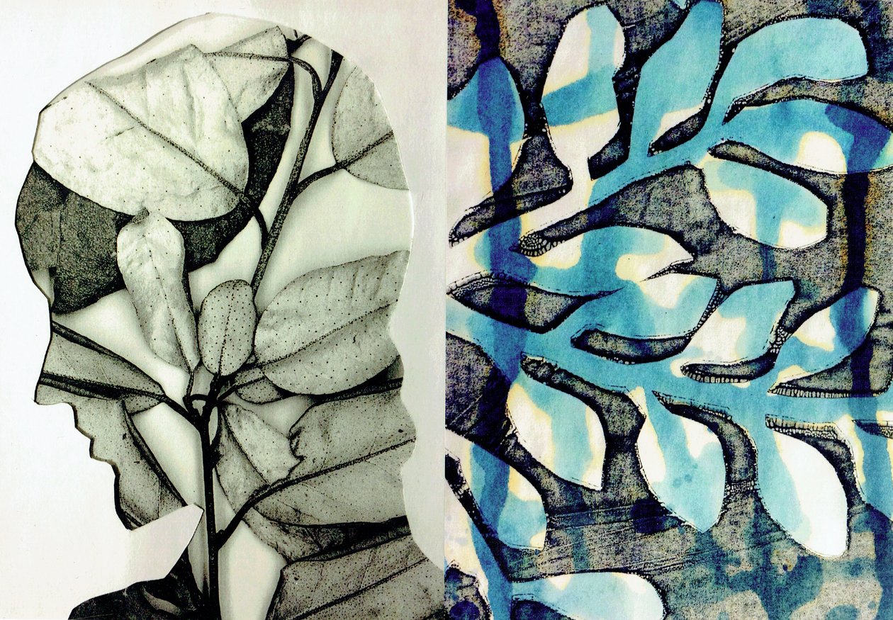 La Foret X, 2017 (collage) - Stephen Dow