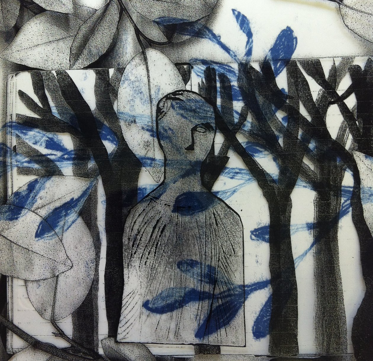 Thérèse I, 2014 (collage) - Stephen Dow
