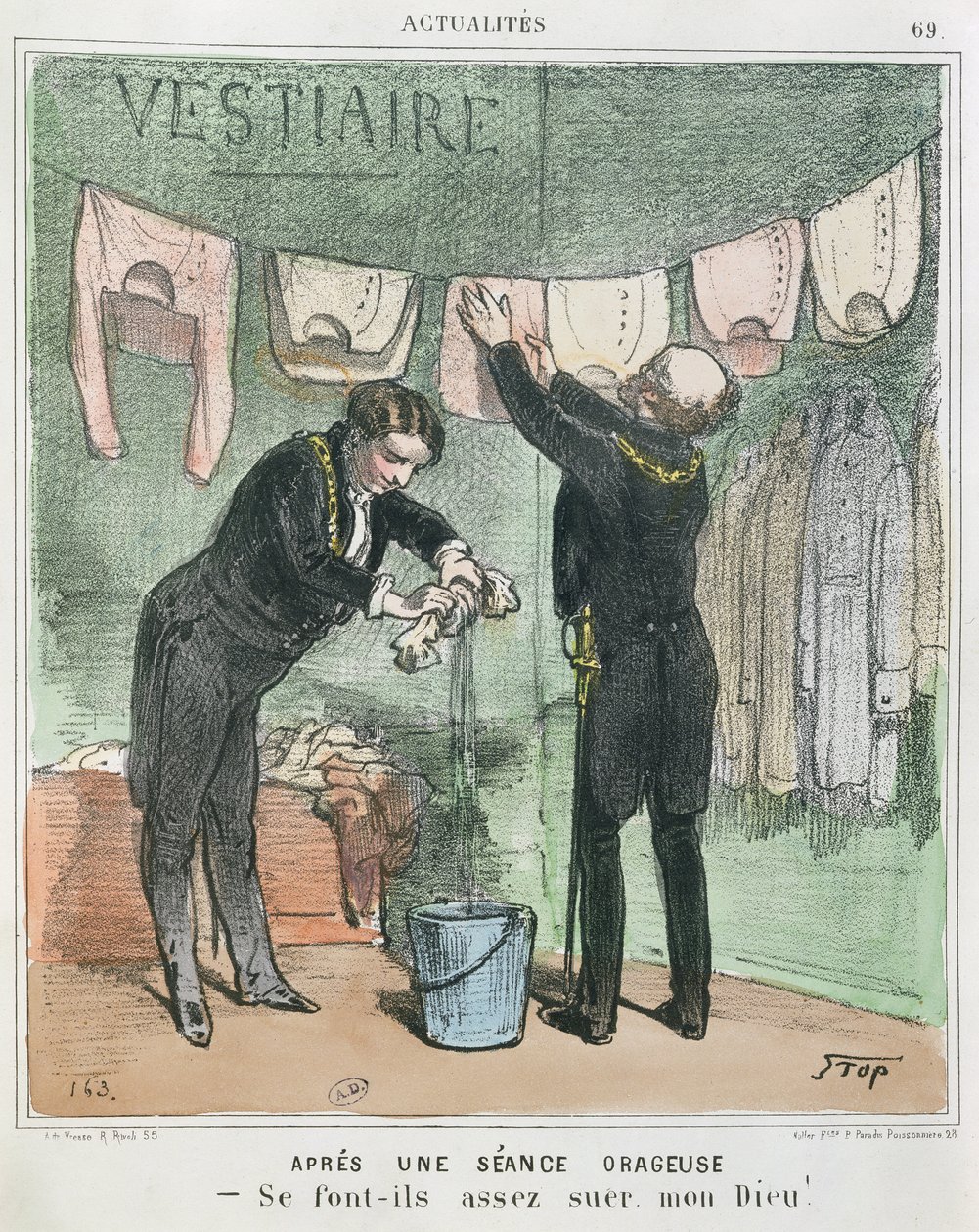Après une séance orageuse, c.1850 - Stop