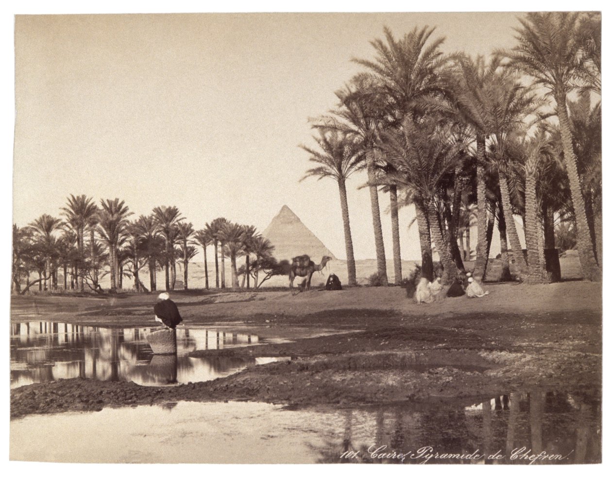 Pyramide en Égypte, vers 1900 - Studio Bonfils