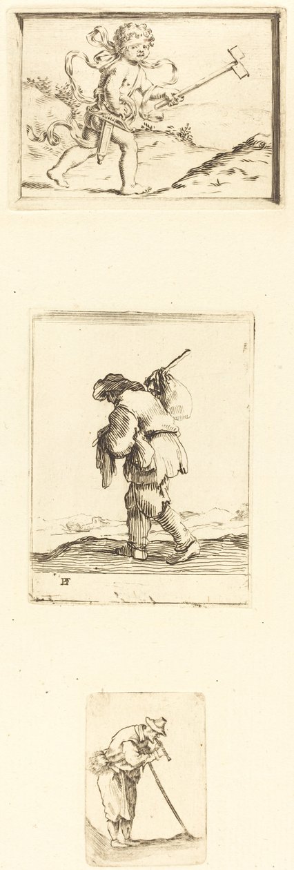 Feuille de gravures - Style of Jacques Callot