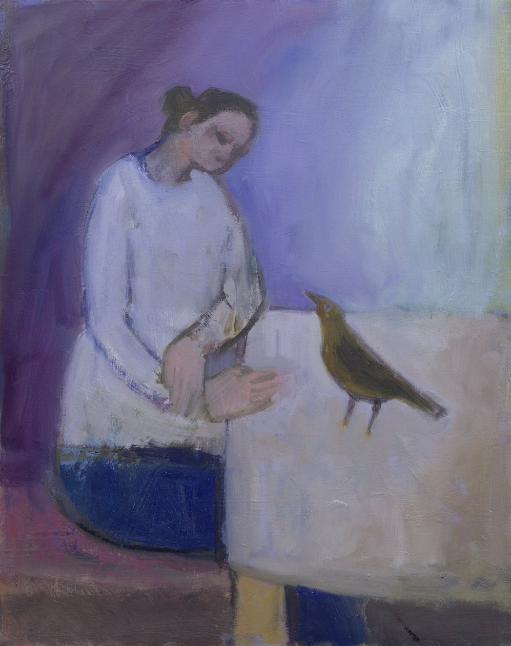 Femme avec un oiseau, 2003 - Sue Jamieson