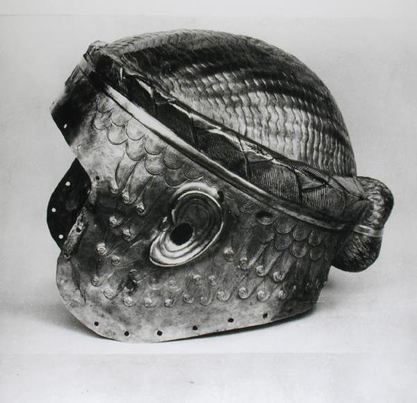 Casque en électrum du roi Mes-Kalem-Dug, c.2500-2400 av. J.-C. - Sumerian