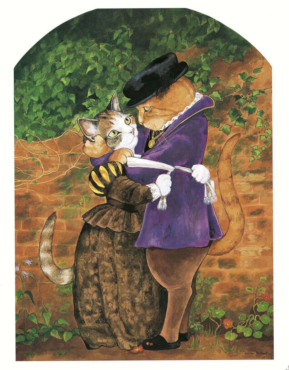 Illustration de Pre-Raphaelite Cats (pub. 1999) - Susan Herbert