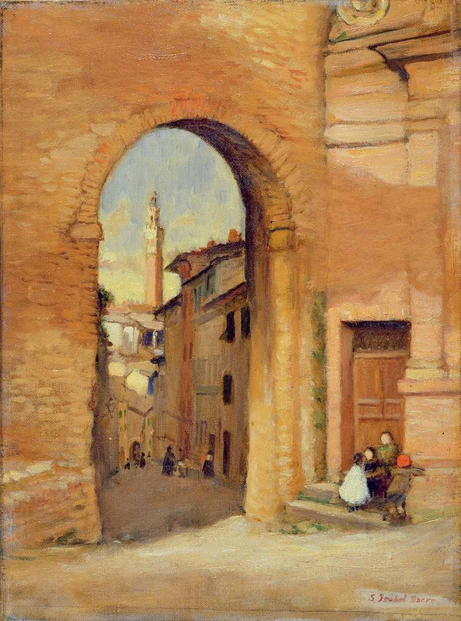Porte à Sienne - Susan Isabel Dacre
