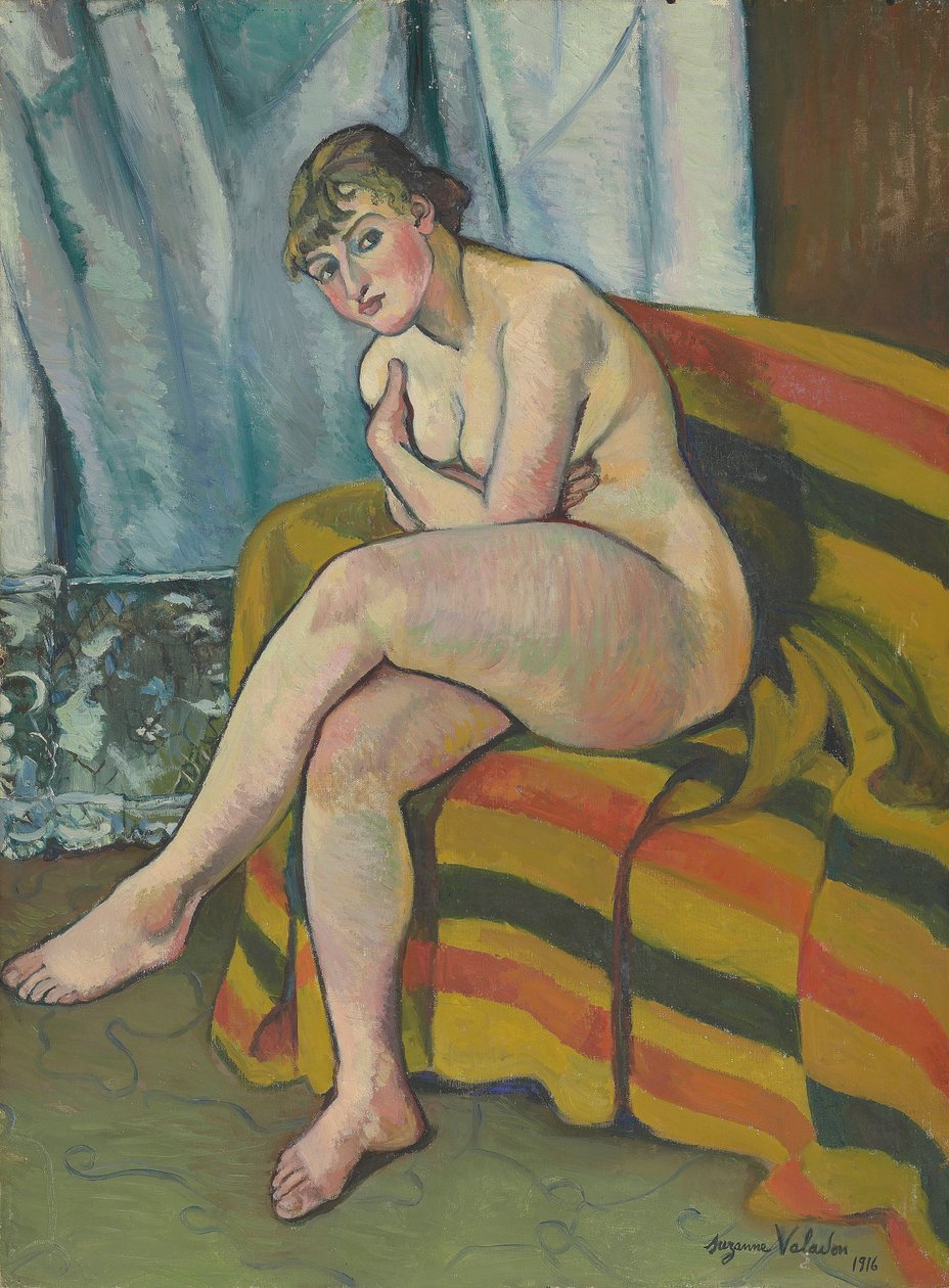 Nu assis sur un canapé - Suzanne Valadon
