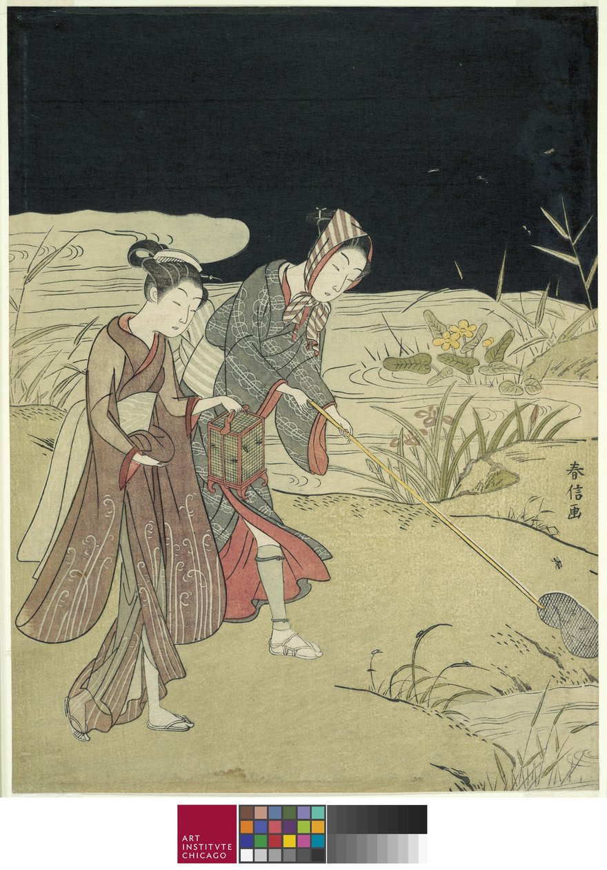 Attraper des lucioles, c.1767-68 - Suzuki Harunobu