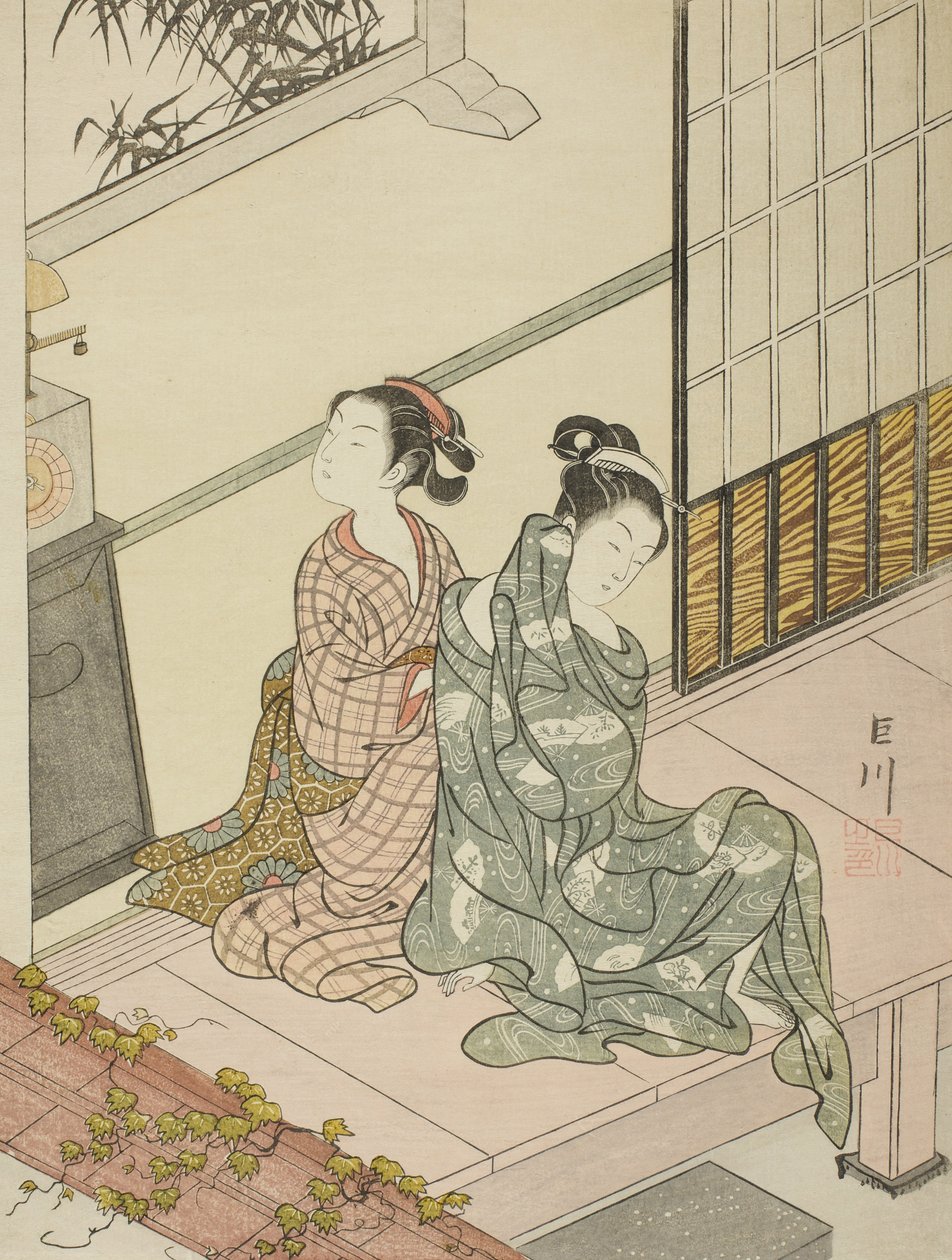 La Cloche du Soir - Suzuki Harunobu