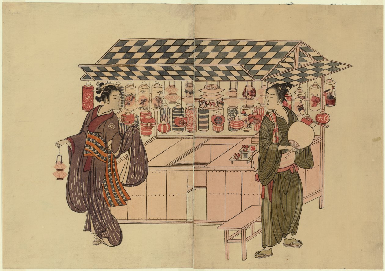 La Boutique de Lanternes - Suzuki Harunobu