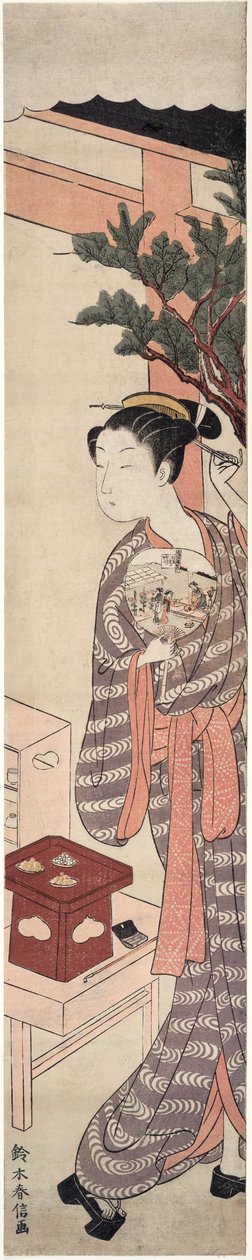 Le stand de thé - Kagiya Osen - Suzuki Harunobu
