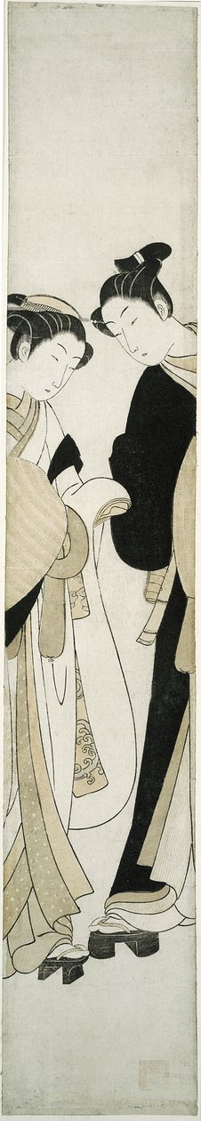 Deux Komuso - Suzuki Harunobu