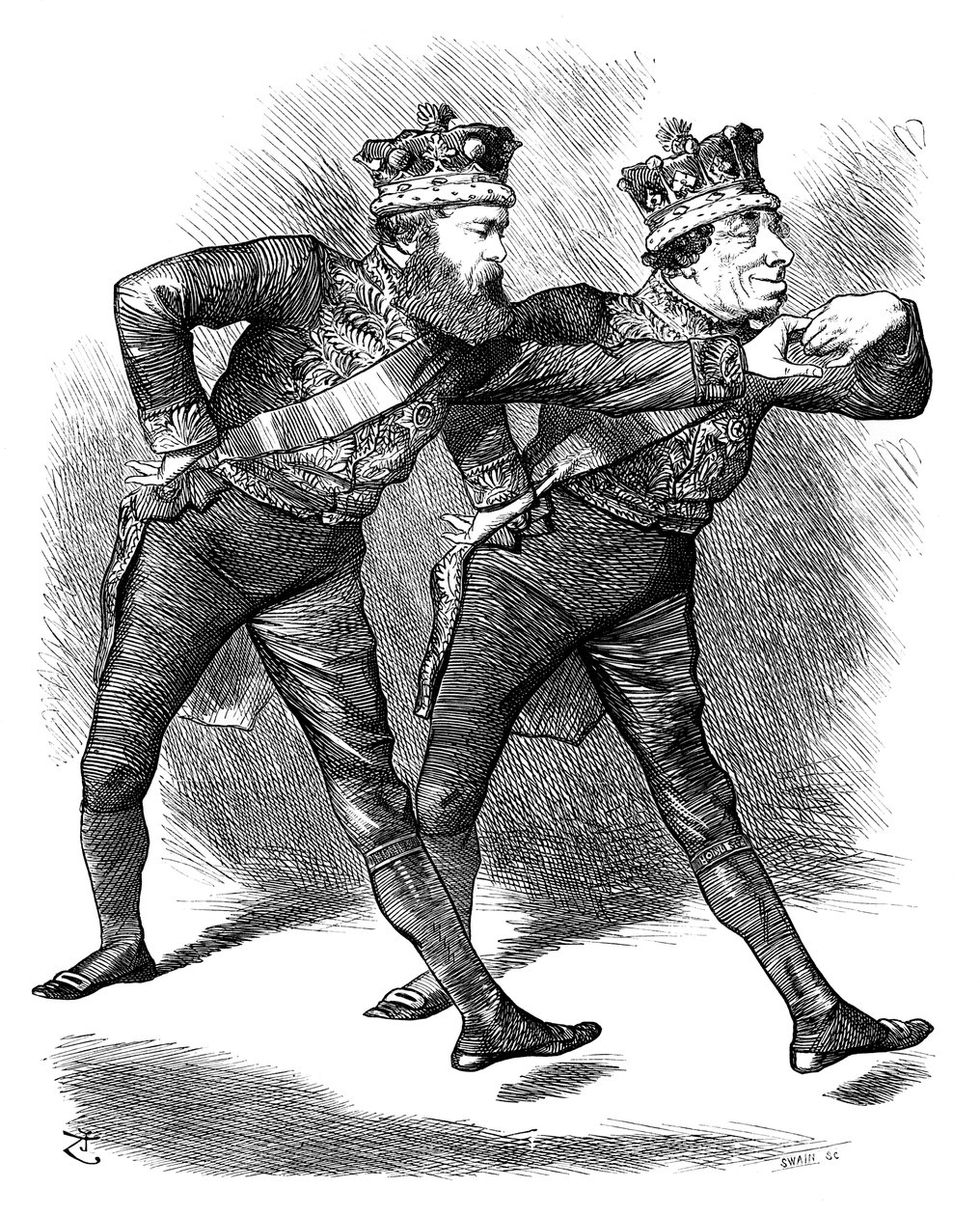 Le Pas de Deux!, 1878 - Swain