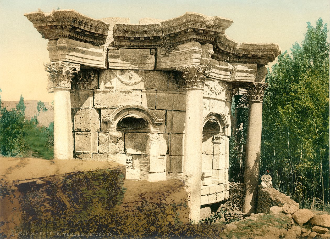 Le temple circulaire unique à Baalbek, connu sous le nom de temple de Vénus - Swiss Photographer