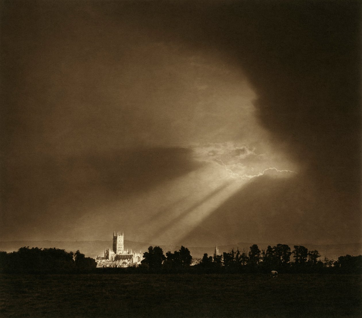 Cathédrale de Gloucester, Gloucestershire, 1900-1920 - Sydney Alfred Pitcher