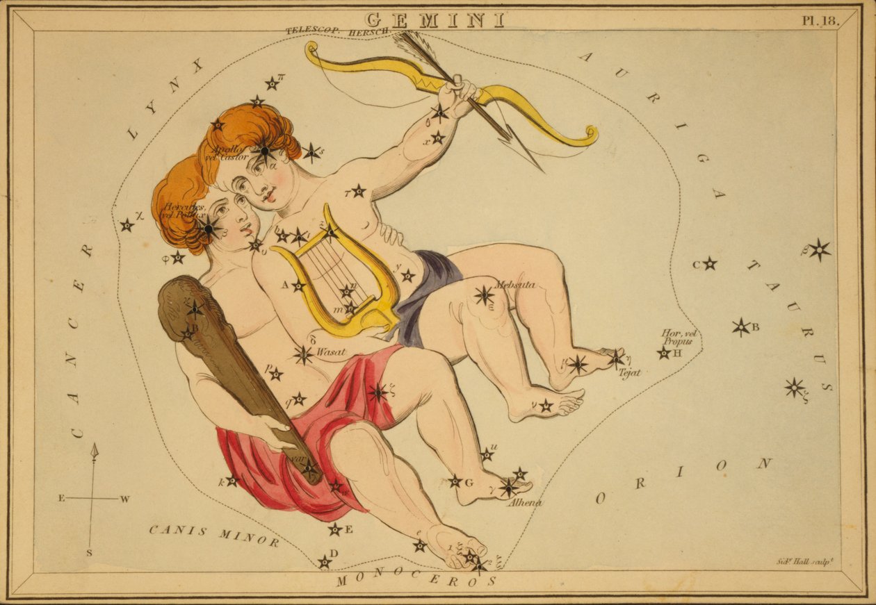 Gémeaux, Illustration de 