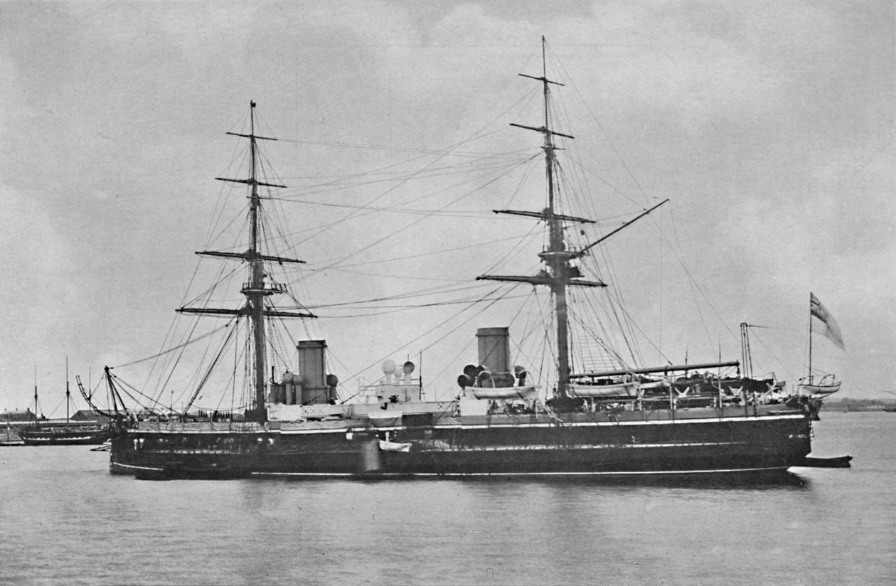 H.M.S. Inflexible en 1880, vers 1880, 1904 - Symonds and Co