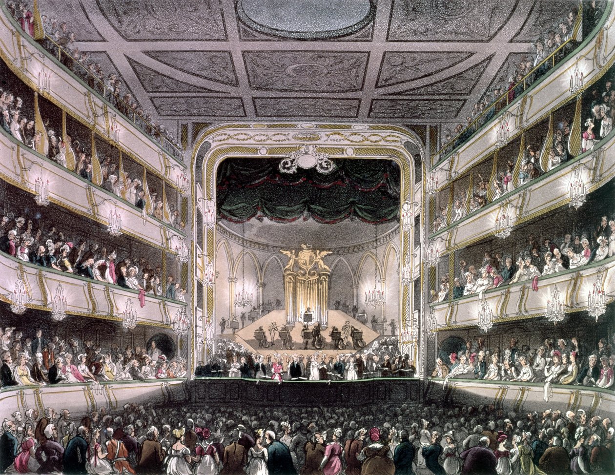 Théâtre de Covent Garden, 1808, de 