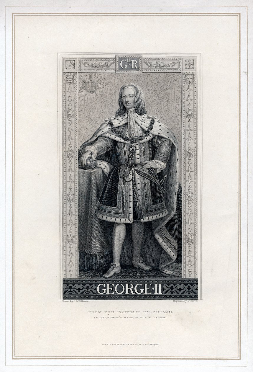 George II de Grande-Bretagne - T. Brown