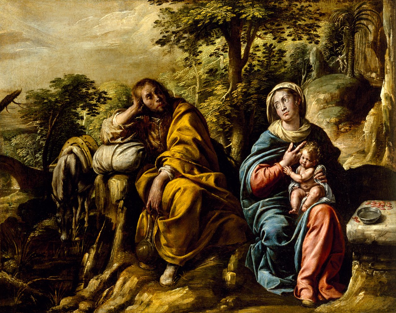 Le repos pendant la fuite en Égypte, vers 1625-30 - Tanzio da Varallo