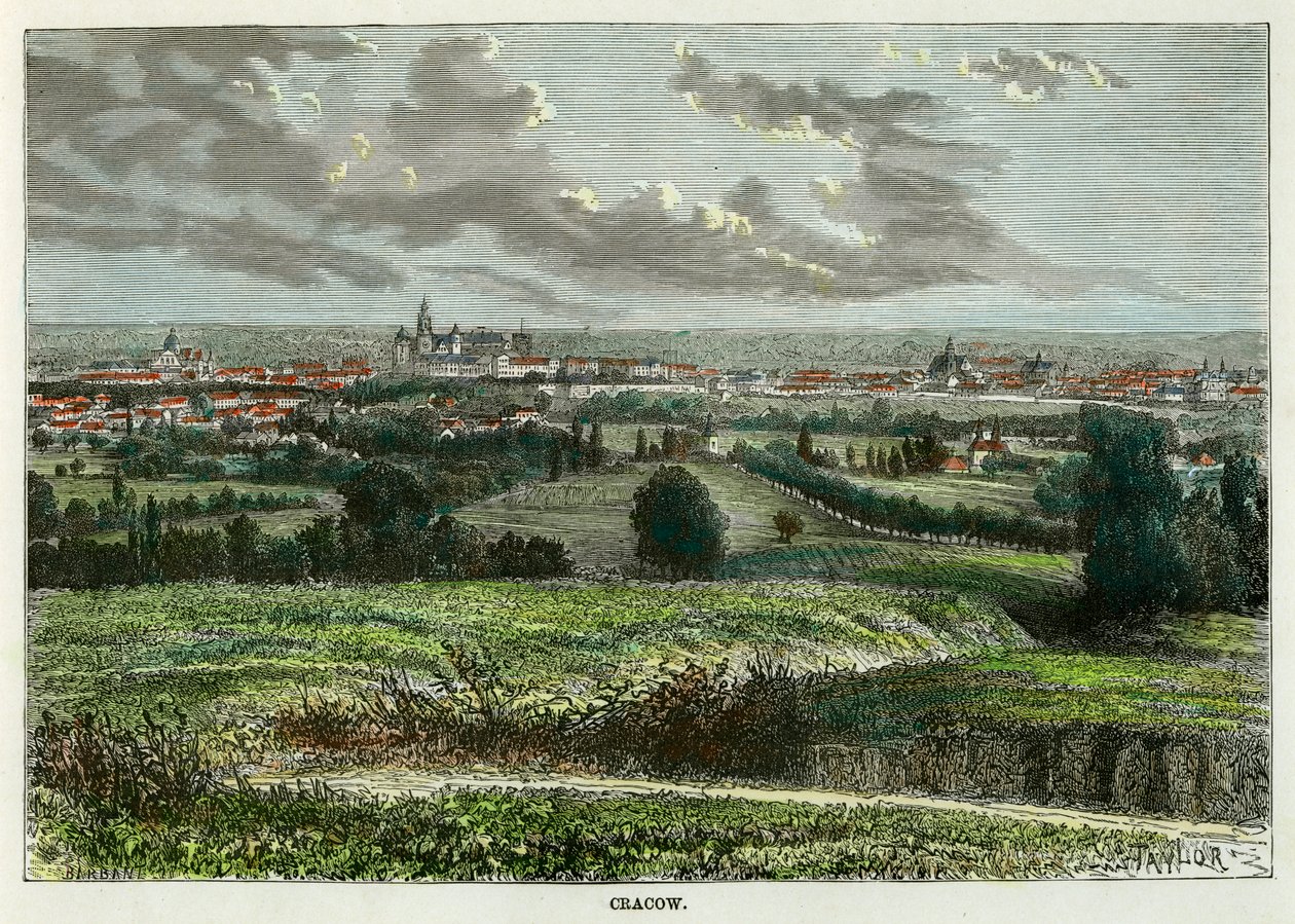 Cracovie, Pologne, vers 1880 - Taylor
