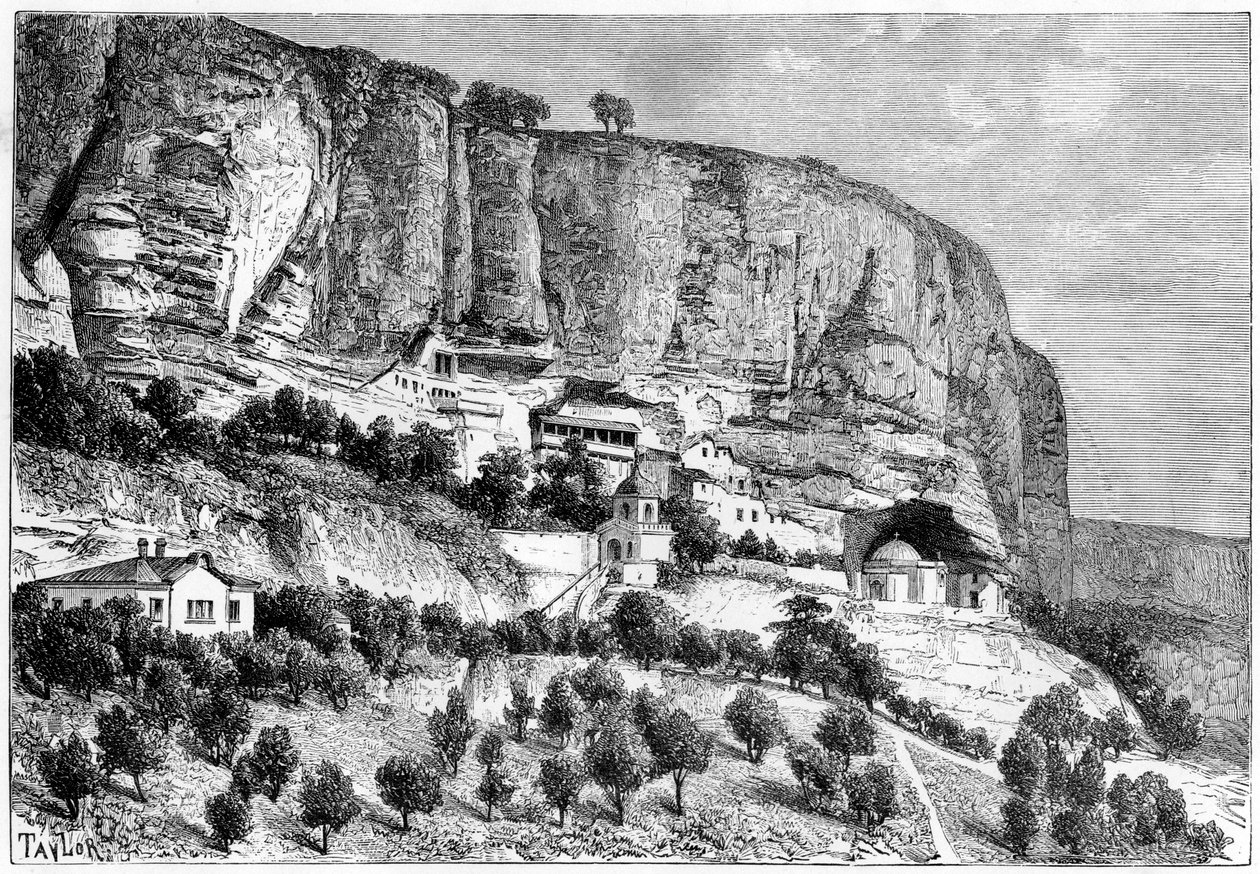Grottes de Djoufout-Kaleh, Russie, 1890 - Taylor