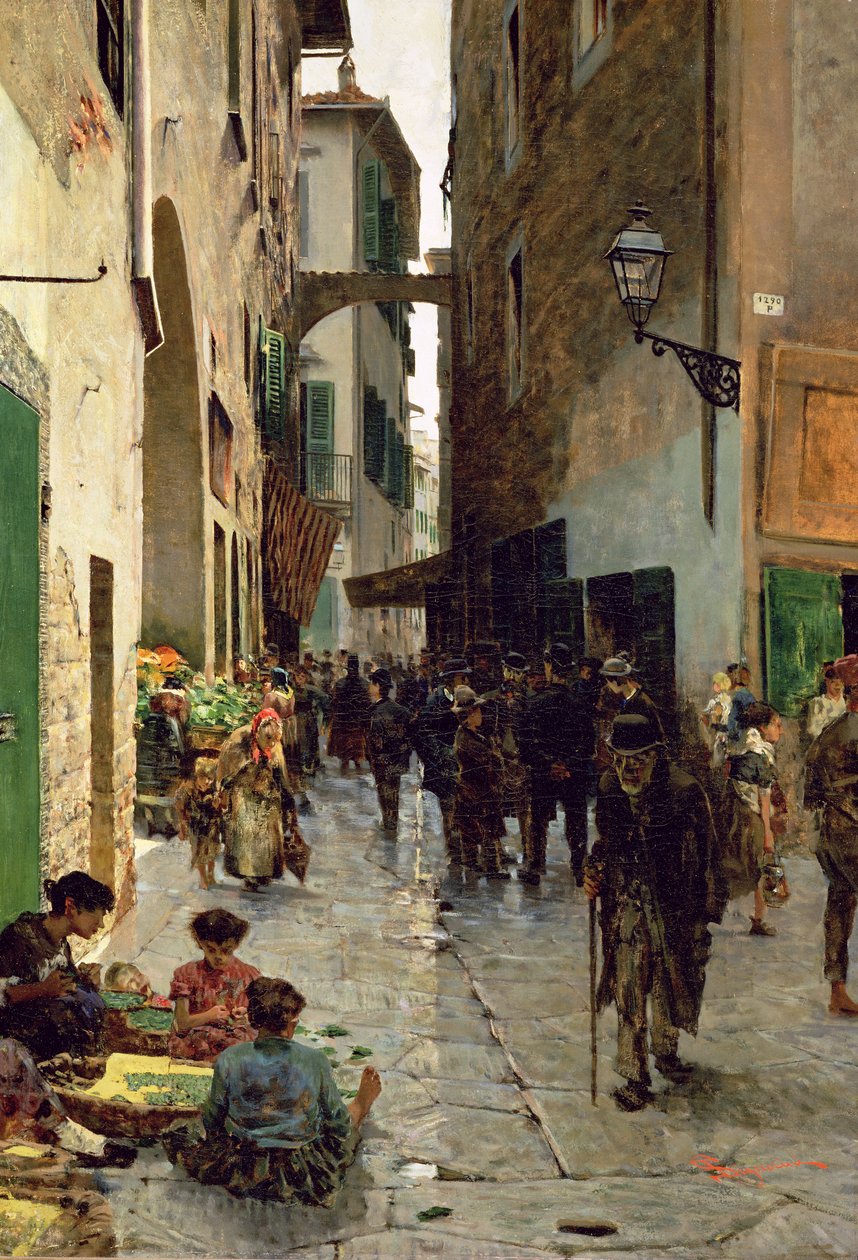 Un ghetto de Florence - Telemaco Signorini