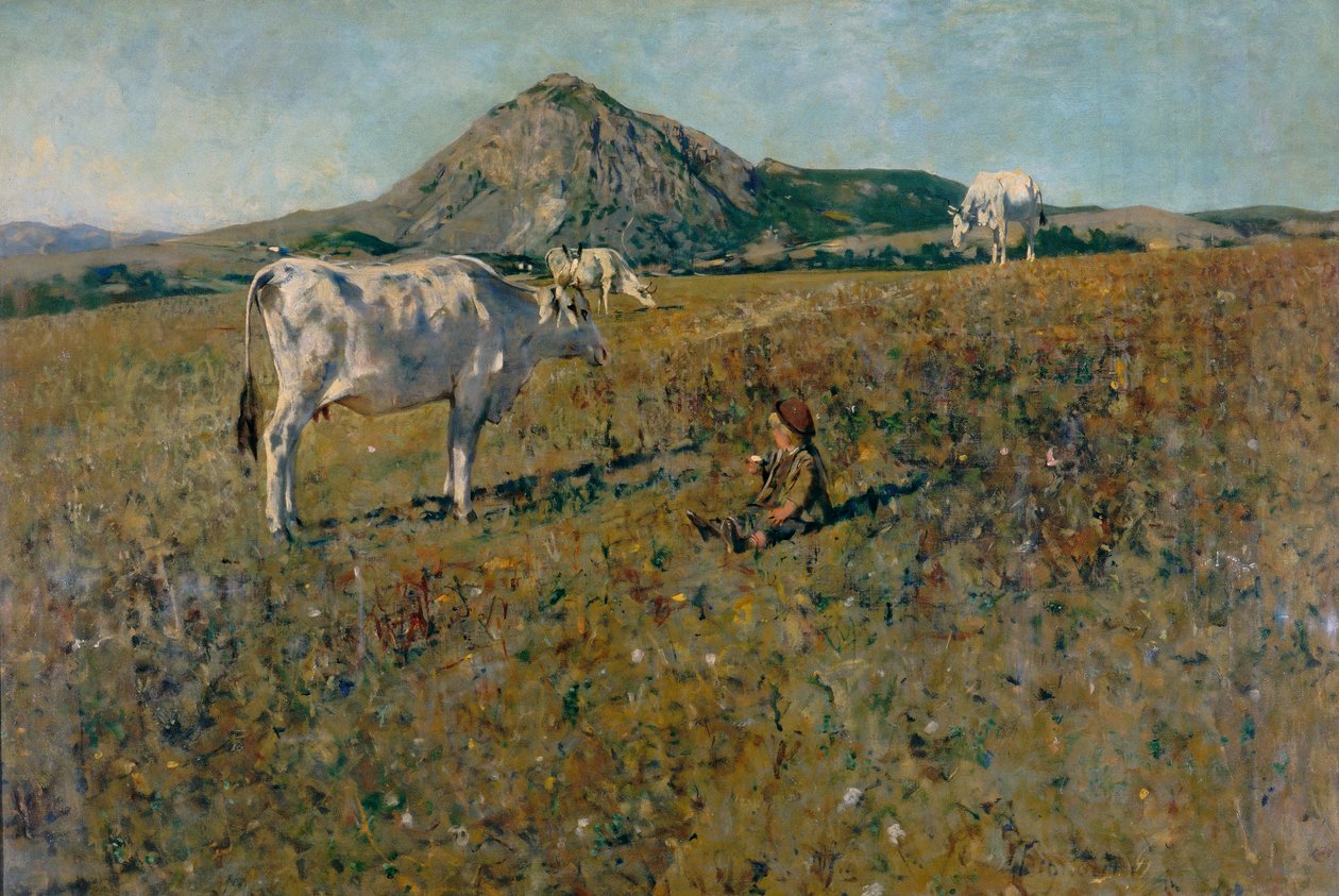 Pâturage à Pietramala - Telemaco Signorini