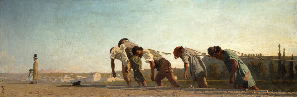 Le chemin de halage - Telemaco Signorini