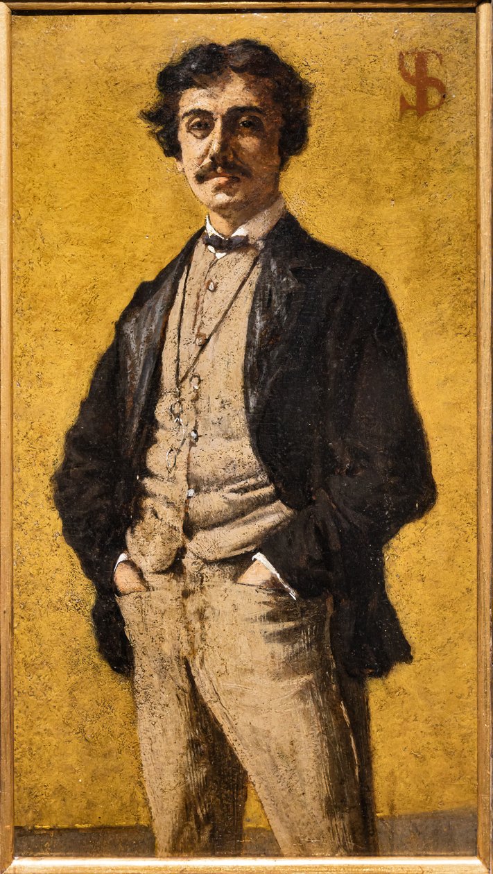 Le Portrait de Maurizio Angeli - Telemaco Signorini