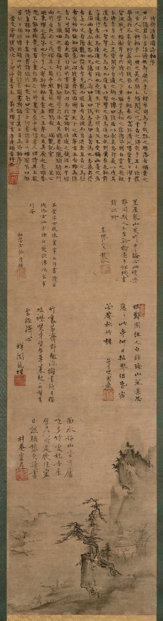 Paysage (shihon bokuga tansai sansuizu) - Tenshō Shūbun