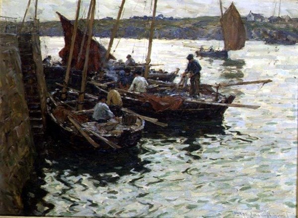 Pêcheurs au quai - Terrick Williams