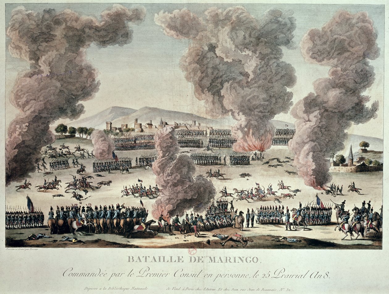 La Bataille de Marengo, 25 Prairial An VIII (14 juin 1800) après 1800 - Tessier