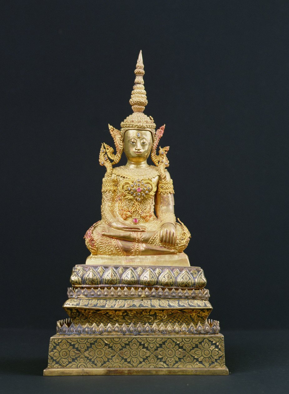 Bouddha assis en méditation, période Rattanakosin - Thai
