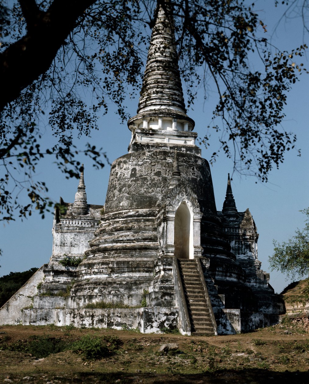 Un stupa du temple bouddhiste - Thai School