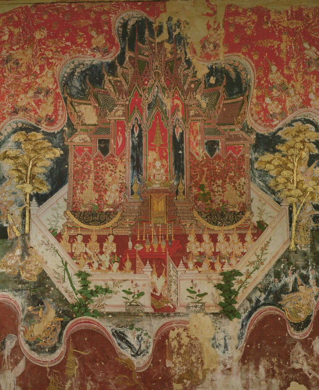Nimi Jataka, Wat Suwannaram, Thonburi, 1831 - Thai School