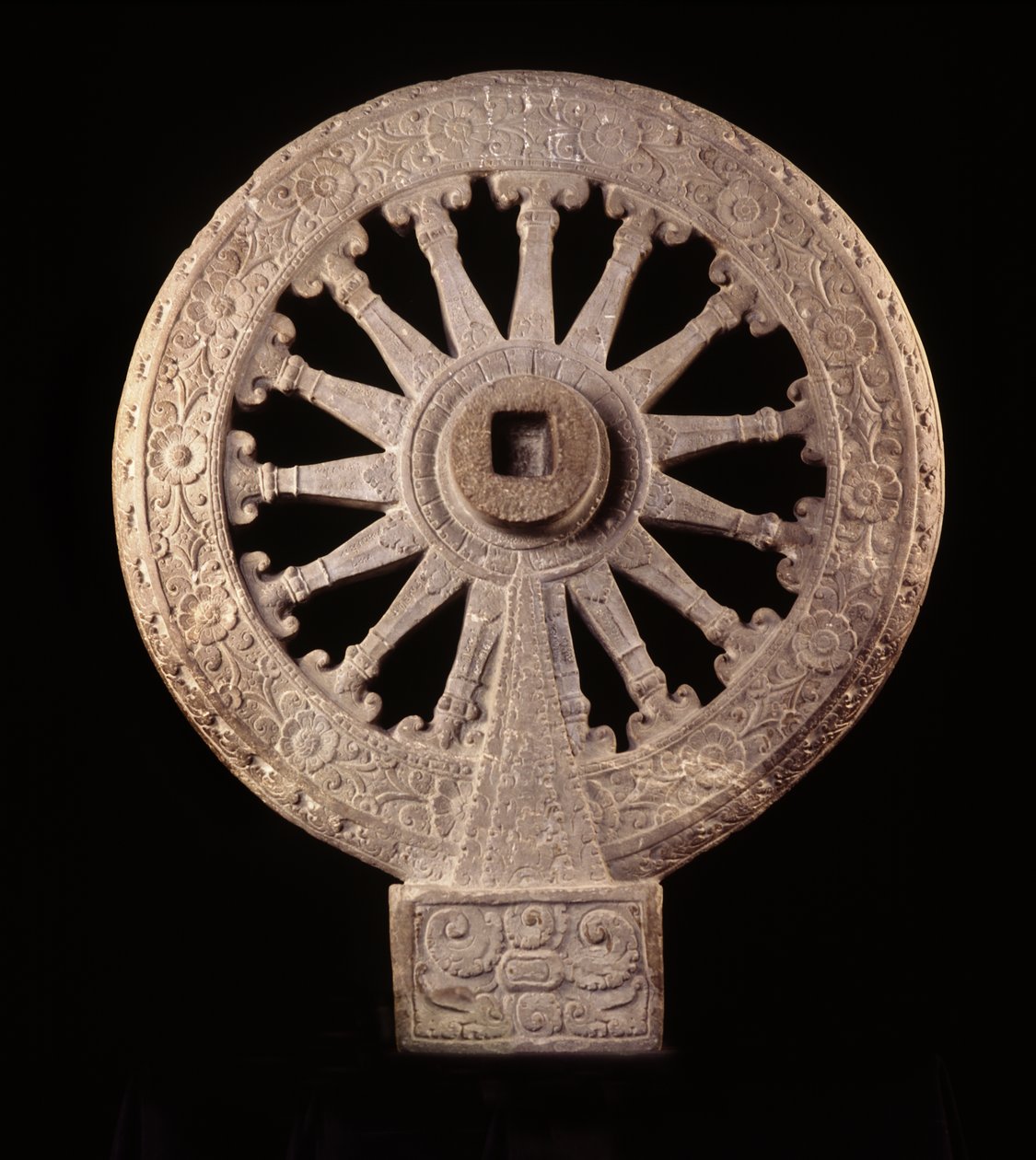 Roue de la Loi, période de Davaravati - Thai School