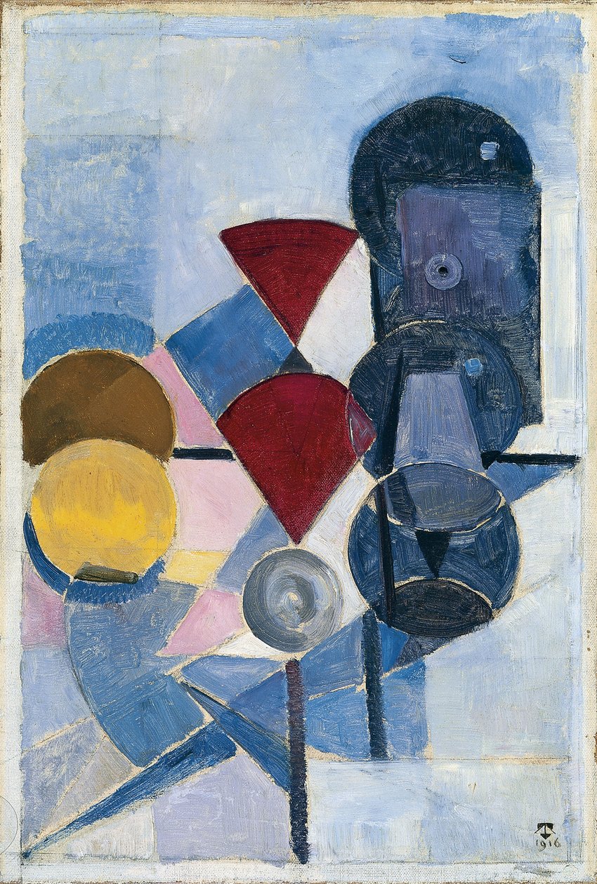 Composition II Nature morte, 1916 - Theo van Doesburg