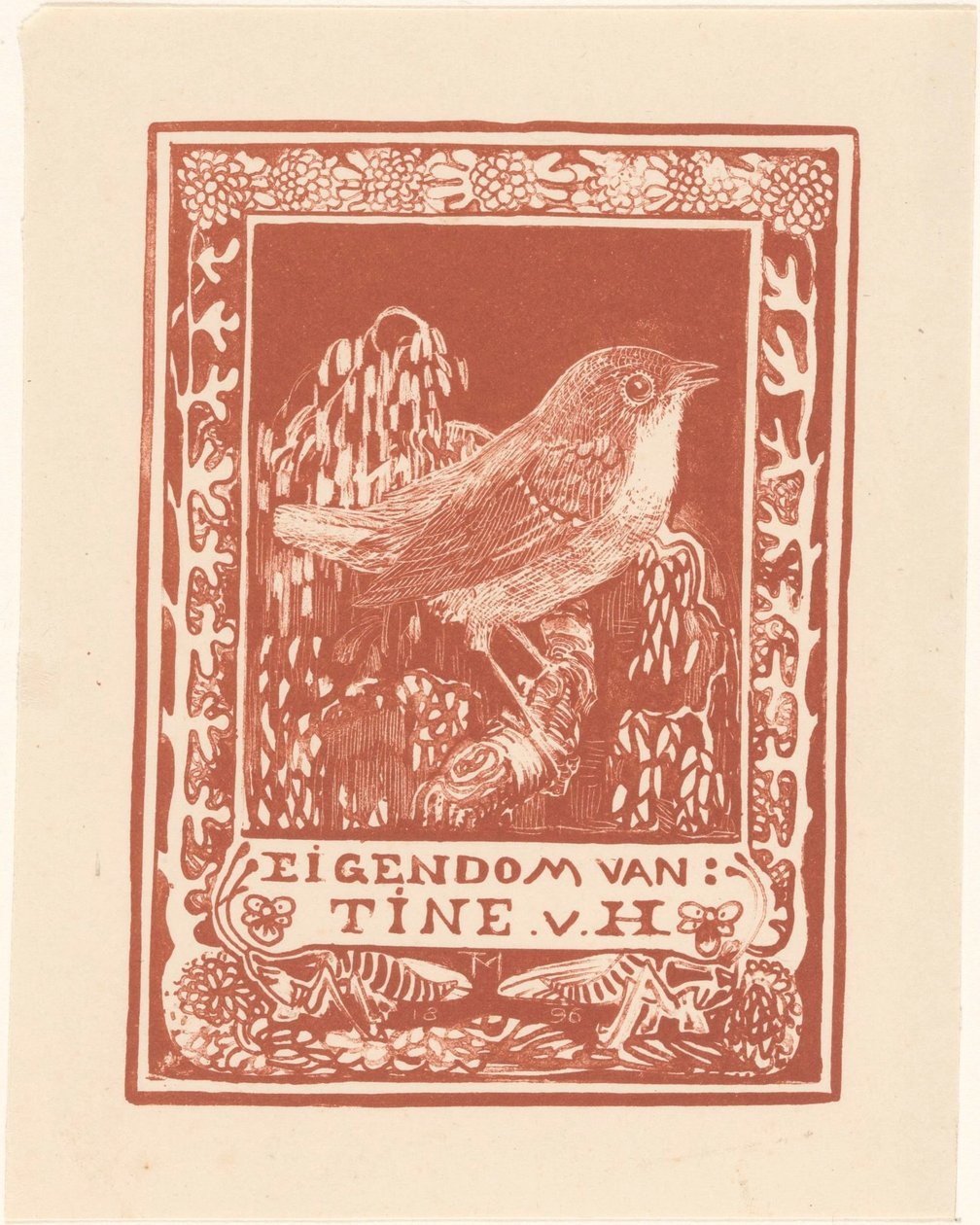 Ex libris de Tine van Hoytema - Theo van Hoytema