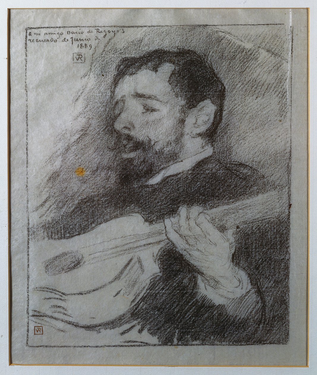 Guitariste - Théo van Rysselberghe