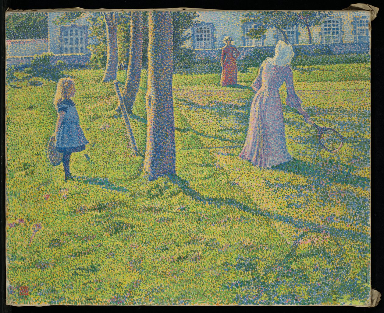 À Thuin ou La Partie de tennis - Théo van Rysselberghe