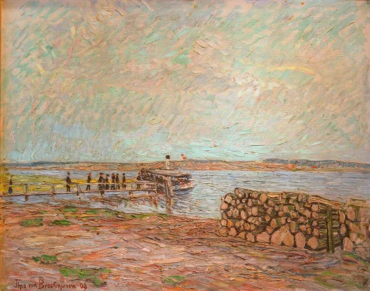 Pont à vapeur sur la Havel - Theo von Brockhusen