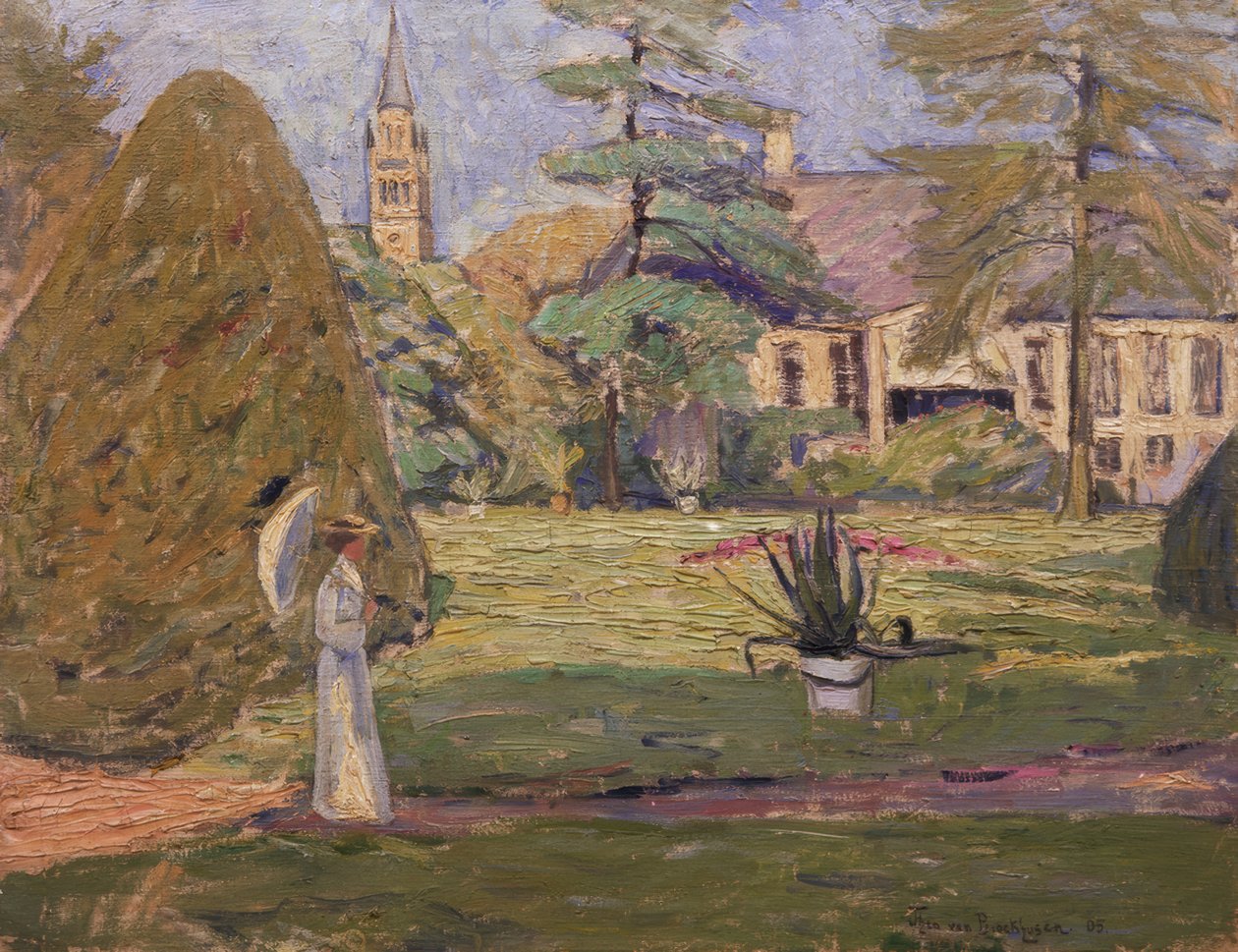 Manoir à Langen (Dans le parc) - Theo von Brockhusen
