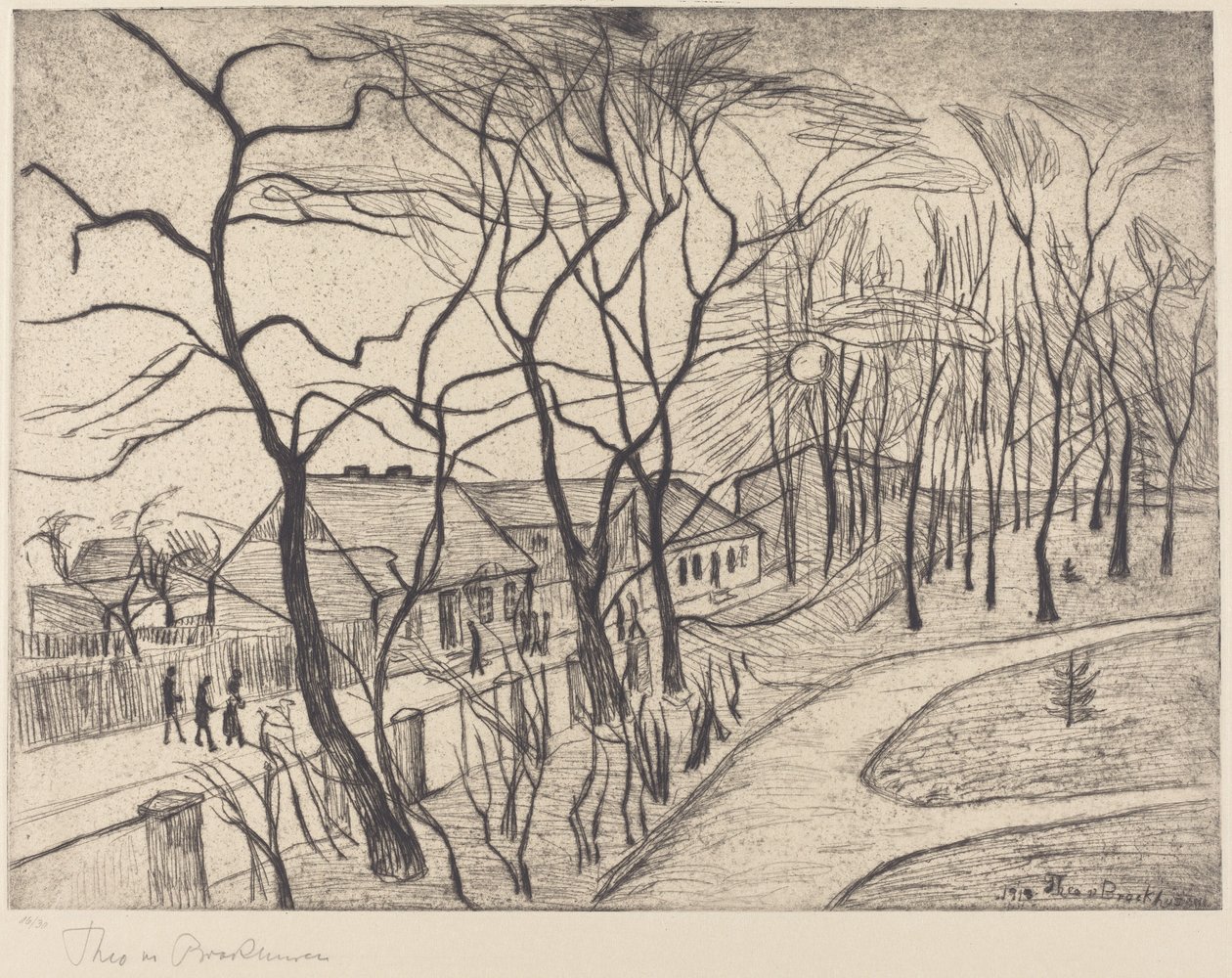 Paysage - Theo von Brockhusen