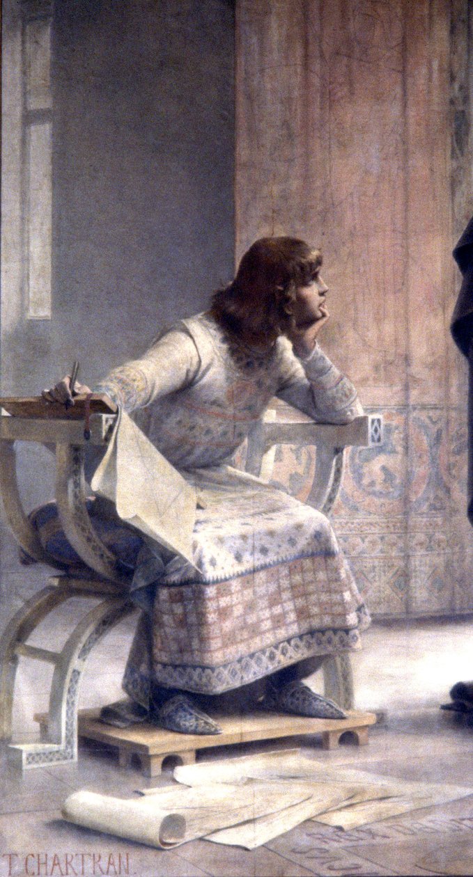 Éducation de Saint Louis, c. 1885 - Theobald Chartran