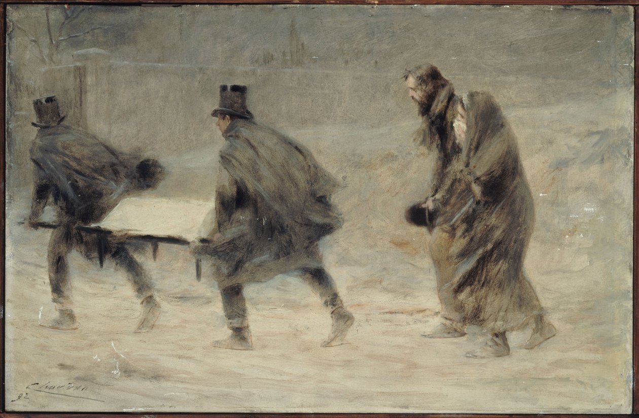 Les funérailles - Theobald Chartran