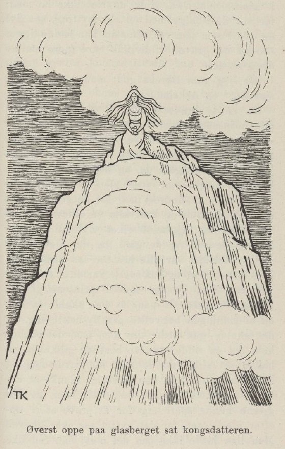 La princesse sur la colline de verre - Theodor Kittelsen